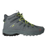 Zapatillas Bota Montagne Phillgrim Hombre Impermeable Olivos