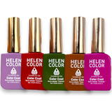 Esmaltes Gel Camada Única - Conexão Helen Color 5 Cores