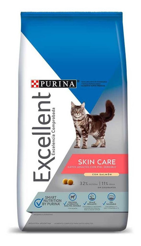 Alimento Excellent Gato Adulto Skin Care Bolsa 1kg