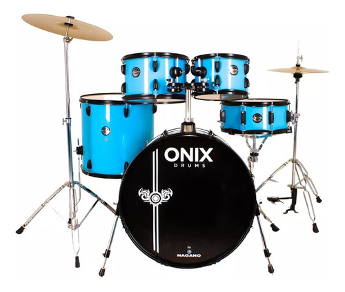 Bateria Nagano Fusion Onix Skinny Bbe Acústica 10/12/14/20