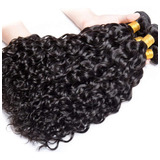 Aplique Cabelo Humano Natural Cacheado Na Tela 45cm - 150g