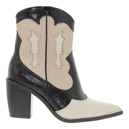 Bota Country Feminina Vizzano Bico Fino