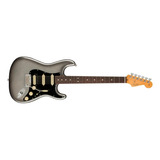 Guitarra Eléctrica Fender American Professional Ii Stratocaster Hss De Aliso Mercury Brillante Con Diapasón De Palo De Rosa