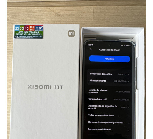 Celular Xiaomi 13t 12gb Ram 256gb Color Negro