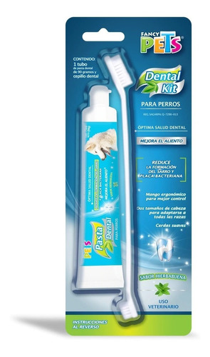 Kit Dental Cepillo Y Pasta Para Perro Fancy Pets