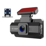 Cámara Coche Grabadora Video Dual Lente Auto Dash Cam Visión