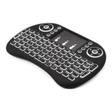 Mini Teclado Para Smart Tv Con Luces Inalámbrico Y Mouse 