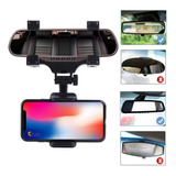 Holder Soporte Espejo Retrovisor Carro 360 Rotacion Celular