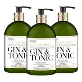 Set 3pz Jabón Líquido Manos Cóctel Gin & Tonic 500ml Bh