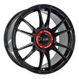 Jogo Roda Oz Ultralaggera Civic Lancer Aro 18x80 5x114 Preta