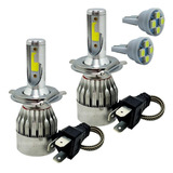 Super Led Farol Baixo Alto Na Mesma Lampada H4 Farolete T10