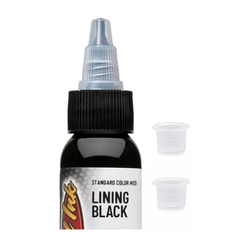 Kit Tinta Para Tatuar Eternal Ink Tattoo Negro Blanco 0.5 Oz