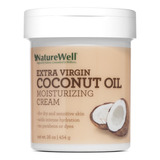 Crema Hidratante De Aceite De Coco Naturewell Extra Virgin,