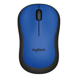 Mouse Inalámbrico Logitech  Mouse M220 Silent M220 Azul