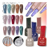 Esmalte Semi Reflectivo Glitter Diamond Uvled City Girl 10ml