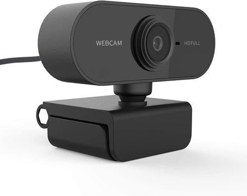 Webcam Hd Full 1080p Usb Câmera Computador Microfone Foco