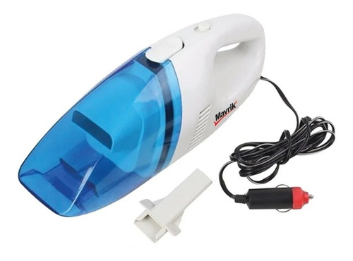 Aspiradora De Mano Para Auto 12v Portátil Color Blanco