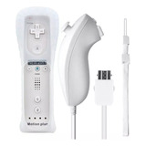 Kit Controle Remoto Jogo Nintendo Wii Com Capa + Nunchuck