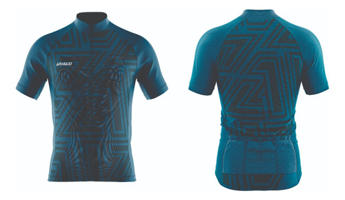 Jerseys Ciclismo Ruta Mtb Hombre Manga Corta Armazi Azul