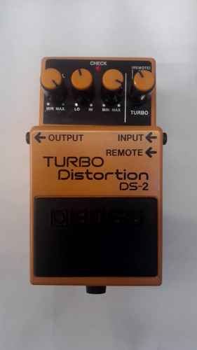 Pedal De Efeito Boss Turbo Distortion Ds-2  Laranja