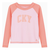 Polera Playa De Niña Filtro Uv Cky (3 A 36 Meses)