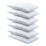 6 Almohadas Hoteleras Pluma De Ganso Natural 80/20 King Size