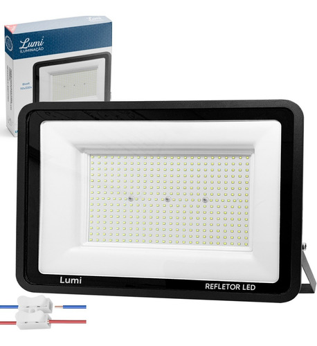 Luminária Refletor Holofote Super Led 600w Ip65 Bivolt Lumi