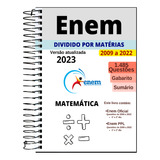 Apostila Enem 2023 Caderno De Questões Matemática 2009 A 2022 - Provas Antigas