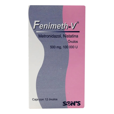 Fenimeth-v C\u002F12 Óvulos. 500mg\u002F100,000ui. | MercadoLibre