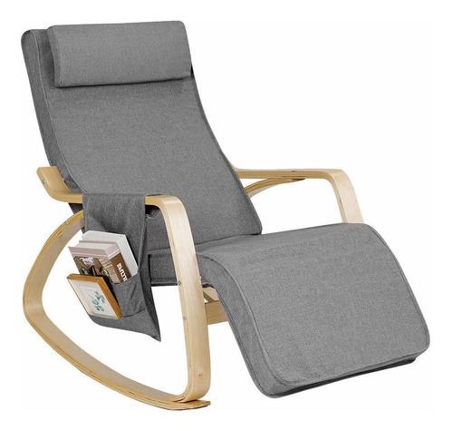 Silla Mecedora Costway Relajante Ajustable Para Exteriores