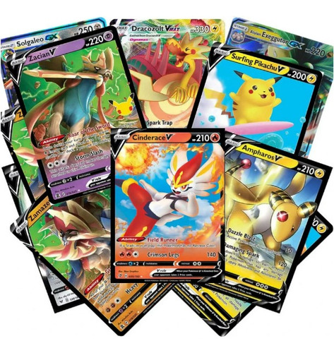 Lote 50 Cartas Pokemon Sin Repetir Garantiza Holo Ultra Rara