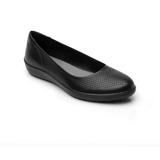 Zapato Balerina Vestir Dama Flexi 101904 Negro Piel 22-26 T9