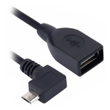 Cable Adaptador Usb 2.0 - Micro-usb Brobotix 097242 90° Otg