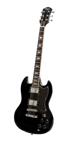 Guitarra Eléctrica Parquer Custom Sg De Caoba 2019 Negra Multicapa