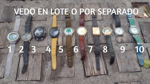 Antiguo Reloj De Muñeca Hombre En Lote (7674)