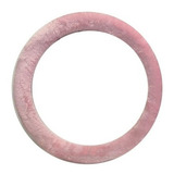 Cubre Volante Femenino De Peluche Rosa , Gris