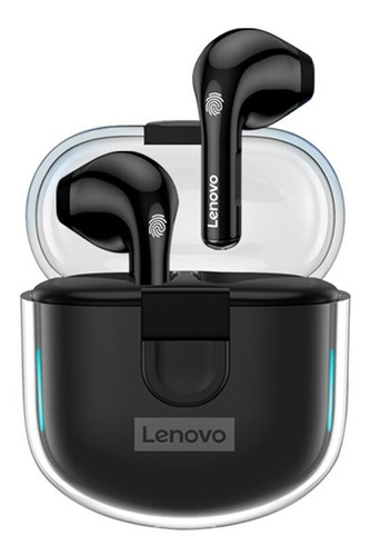 Auriculares Inalambricos Bluetooth Lenovo Lp12 Tactil Negro