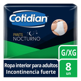 Pants Nocturnos Cotidian Incontinencia Fuerte 8 Un G/xg