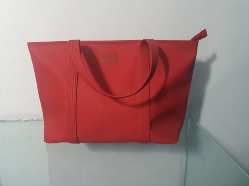 Bolso Rojo Lacoste 