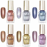 Freeorr 6 Colores Holográfica Camaleón Esmalte De Uñas Conju