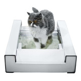 Caixa De Areia Auto-limpante Sanitário Automático Para Gatos Cor Branco