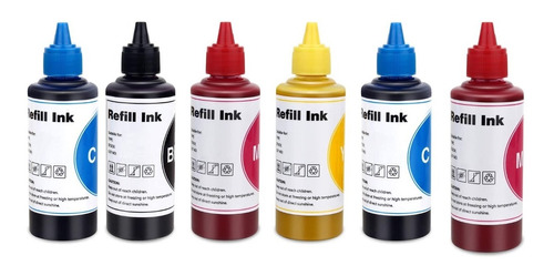 Tinta Para Sublimación Combo 6 Colores | Incluye Los 2 Light