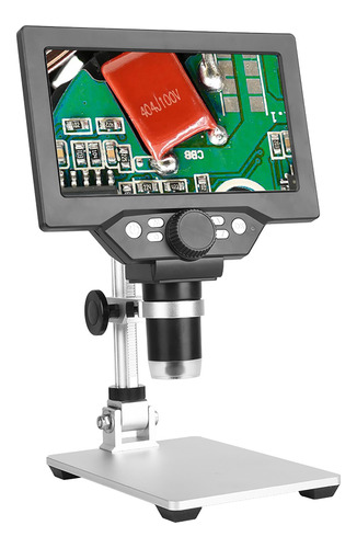 Microscopio Digital Electrónico Led Con Monitor Lcd Hd De 7