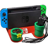 Suporte Para Nintendo Switch Dock Tema Super Mario Warp Pipe