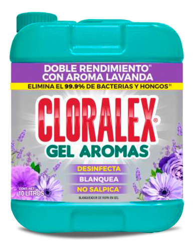 Blanqueador En Gel Cloralex® Aroma Lavanda 10 L Doble Rend.