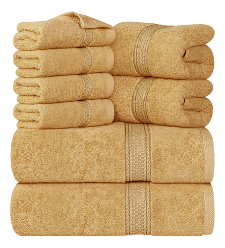 Juego De Toallas Utopia Towels, 8 Unidades, 600 G/m², 100% A