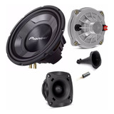 Subwoofer Pioneer 12 W3060 + Drive D250x + Tweeter St 200