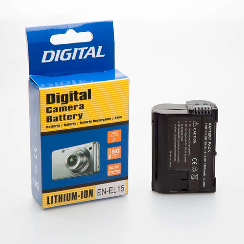Bateria Nikon En-el15 D610 D7000 D7100 D7200 D750 D800 D810