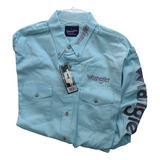 Camisa Vaquera Wrangler Hombre Grande 40