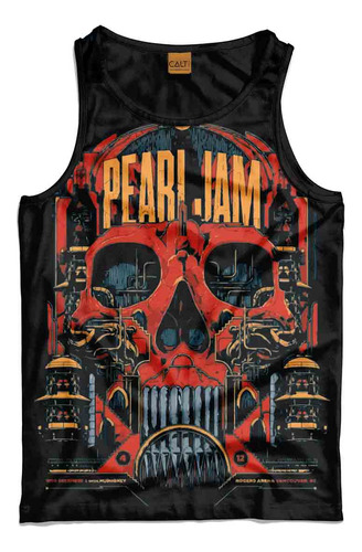 Regata Pearl Jam Estilo Rock Estampa Grunge